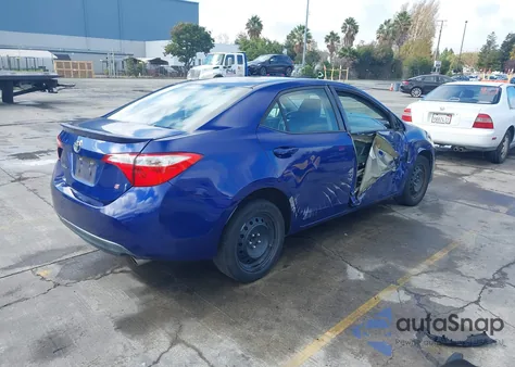 2015 Toyota Corolla S из США, поврежденный, VIN 5YFBURHEXFP222318